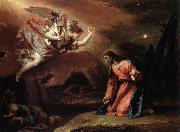 RICCI, Sebastiano Prayer in the Garden oil painting artist
